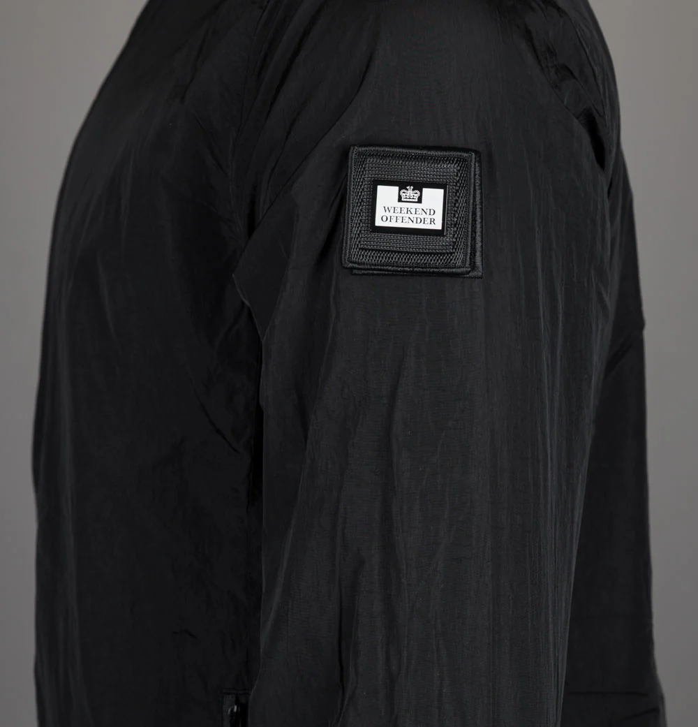 Weekend Offender Technician Fleece Lined Jacket Black - Image 5
