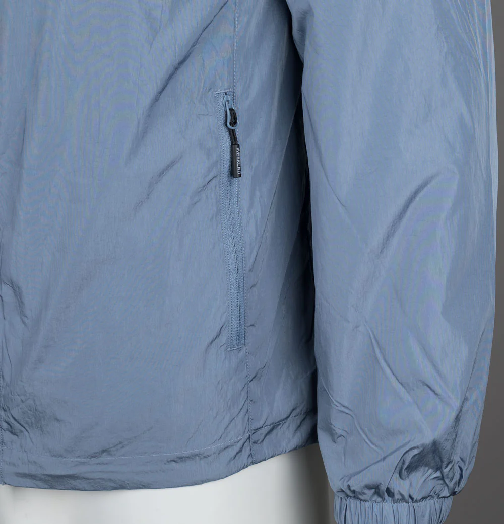 Weekend Offender Technician Fleece Lined Jacket Blue Shadow - Image 4