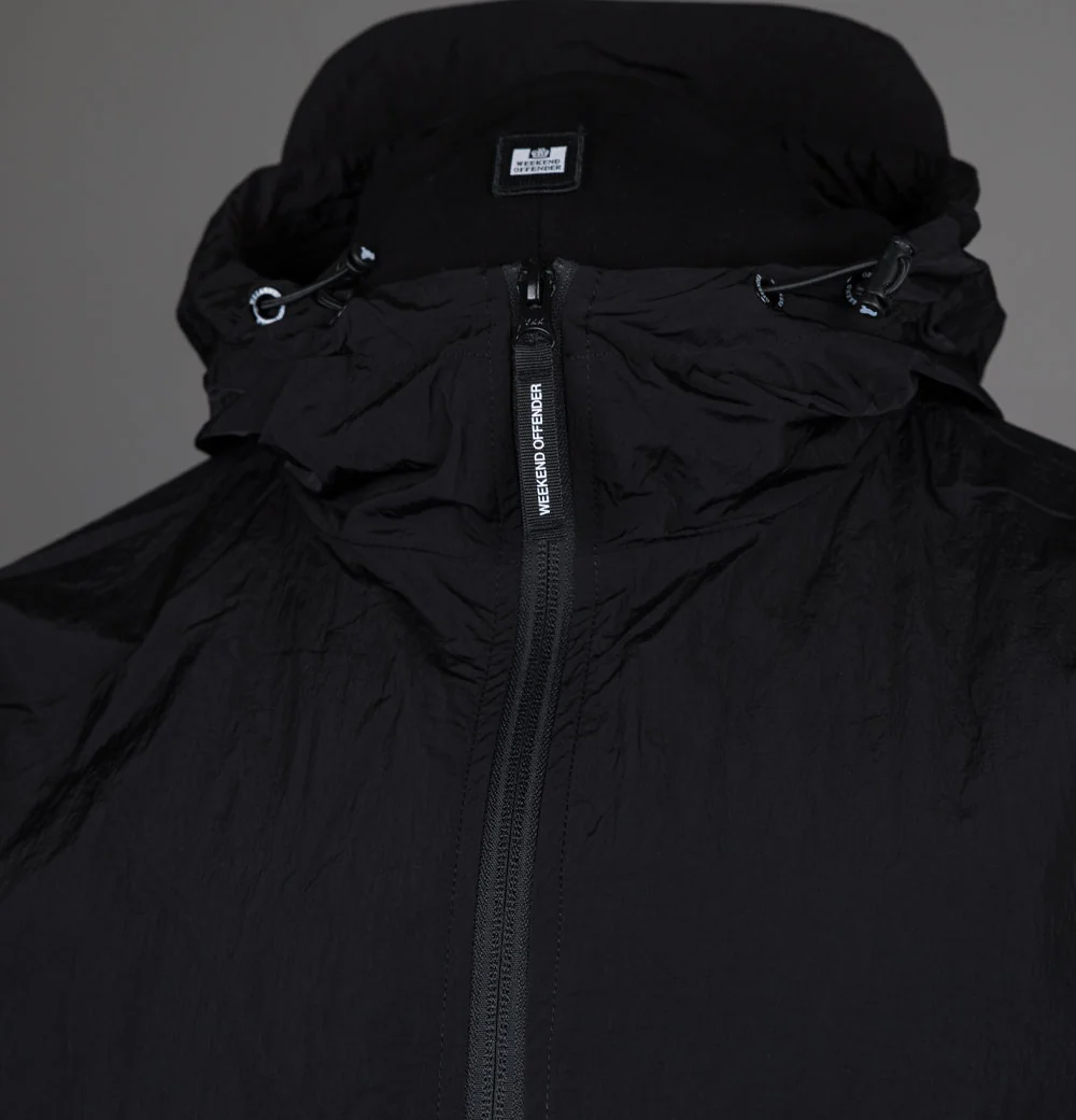 Weekend Offender Technician Windbreaker Black - Image 3