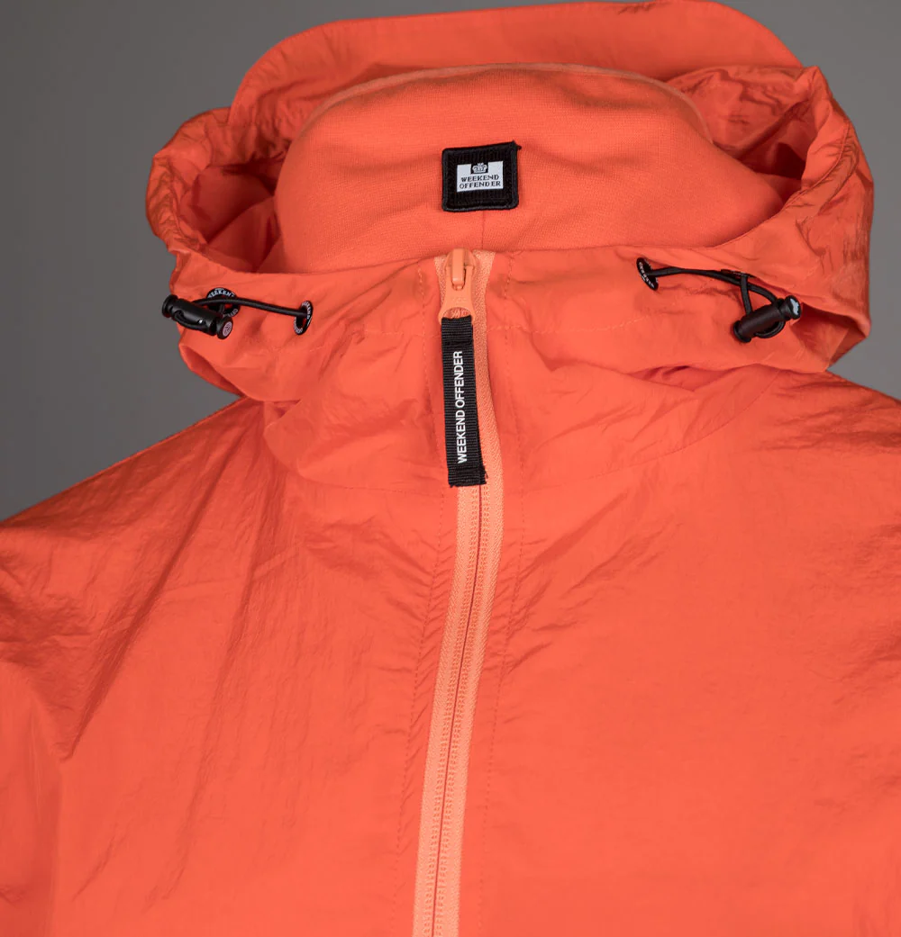 Weekend Offender Technician Windbreaker Orange Fizz - Image 3