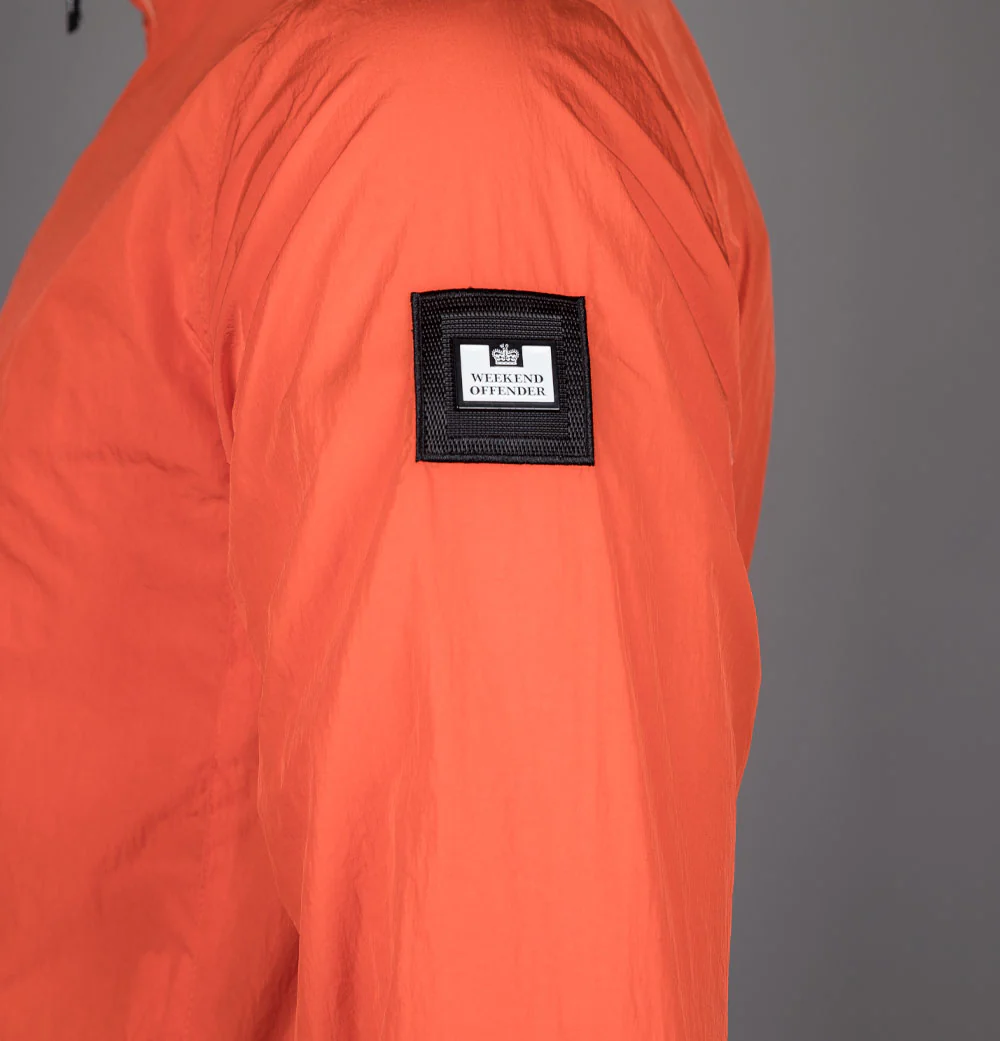 Weekend Offender Technician Windbreaker Orange Fizz - Image 4