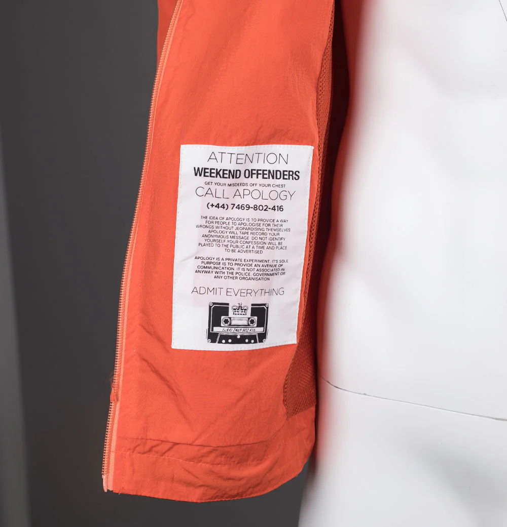 Weekend Offender Technician Windbreaker Orange Fizz - Image 6