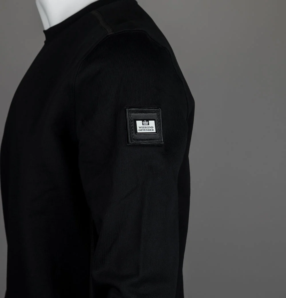Weekend Offender Thunder Sweatshirt Black - Image 3