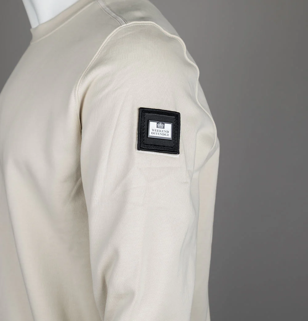 Weekend Offender Thunder Sweatshirt Calcium - Image 3