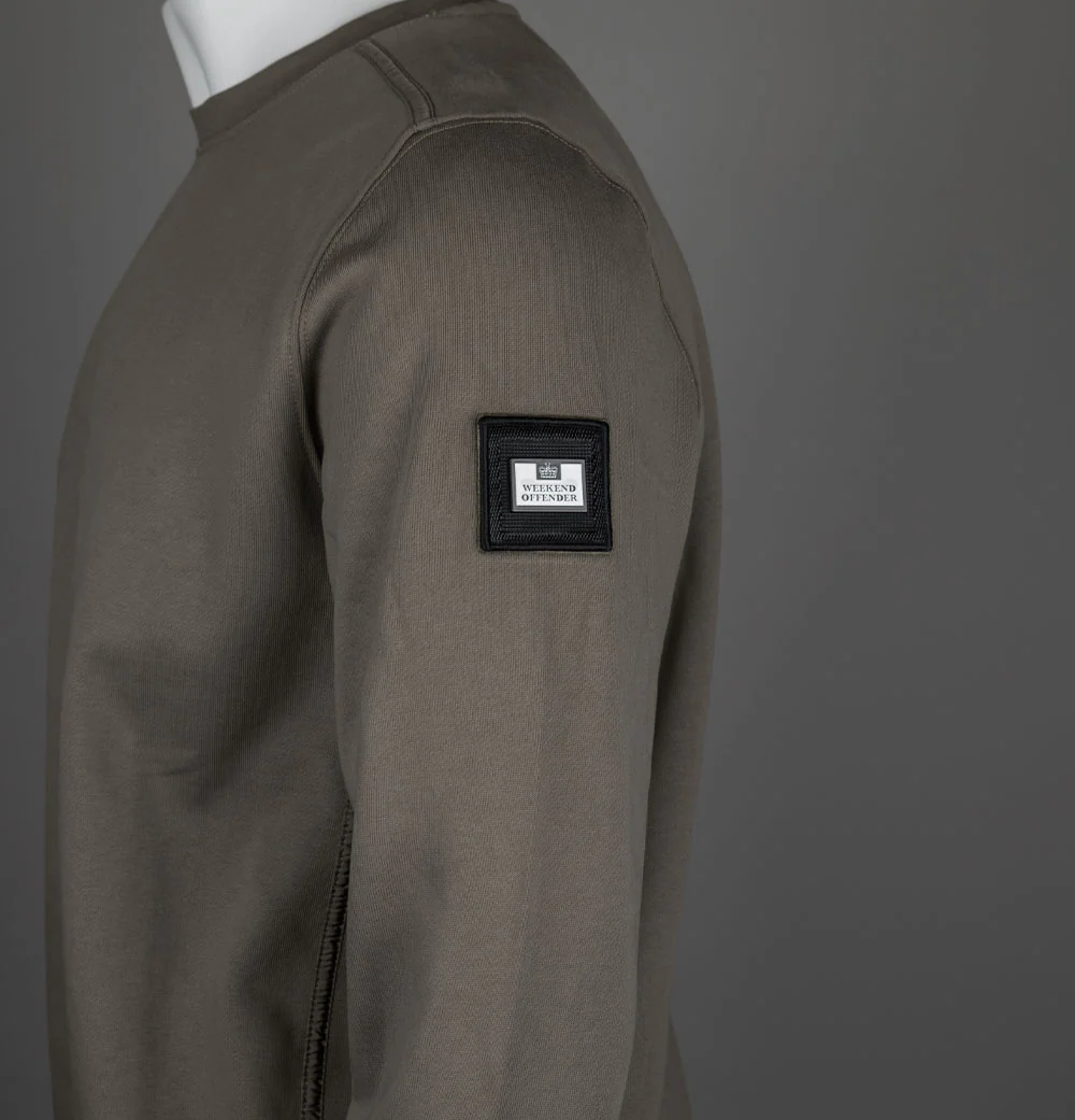 Weekend Offender Thunder Sweatshirt Tobacco - Image 3