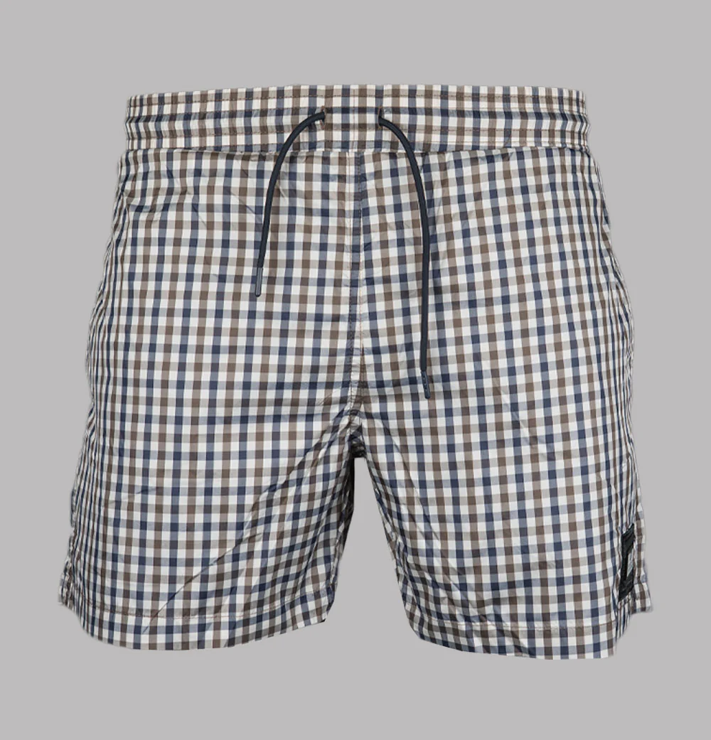 Weekend Offender Varadero Check Swim Shorts Mid House Check - Image 2