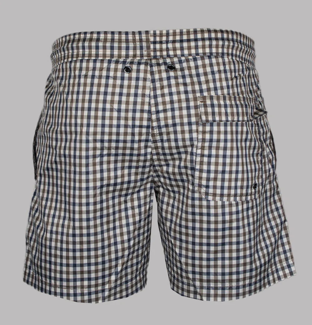 Weekend Offender Varadero Check Swim Shorts Mid House Check - Image 3