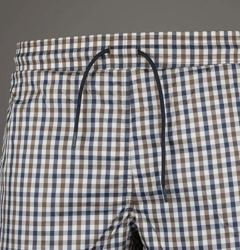 Weekend Offender Varadero Check Swim Shorts Mid House Check - Image 4