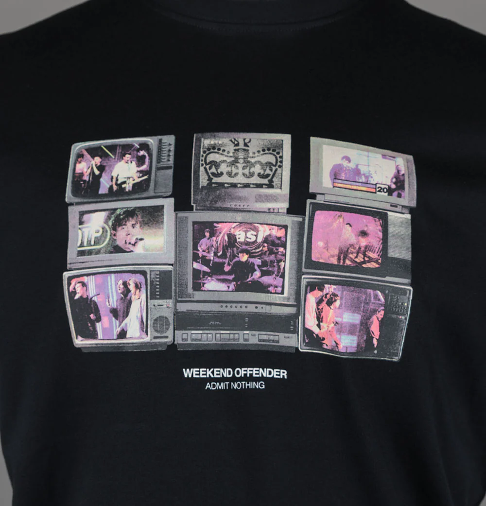 Weekend Offender Vision Graphic T-Shirt Black - Image 3